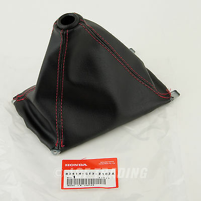 Genuine JDM Honda Integra Type-R DC2 OEM Red Stitch Shift Boot