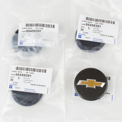 Genuine GM Wheel Center Caps SET OF 4 Chevrolet Sonic Aveo & more, 95459391