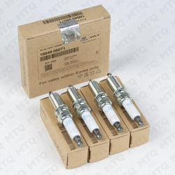 Genuine OEM Iridium Spark Plug 18849‑08071 (Pack of 4) Fits Select Hyundai Veloster Turbo R‑Spec