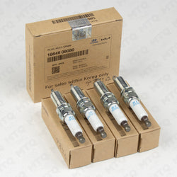 Genuine OEM Iridium Spark Plug 18849‑08080 (Pack of 4) Fits Select 2015‑2024 Hyundai Kia 1.6L Turbo