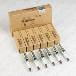 Genuine OEM Spark Plug 18851-11060 (Pack of 6) Fits 2010-2012 Hyundai Genesis Sedan