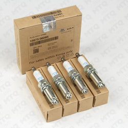 Genuine OEM Iridium Spark Plug 18875-08085 (Pack of 4) Fits Select 2020-2026 Hyundai Kia