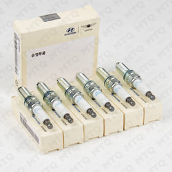 Genuine OEM Iridium Spark Plug 18875-09085 (Pack of 6) Fits Select 2021-2026 Genesis Hyundai Kia