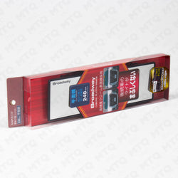 Napolex Broadway Rear View Mirror - Chrome Plating Flat (240mm) BW-762