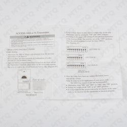 Access-10 Garage and Gate Door Remote Control Opener Transmitter 10 Digit Pins