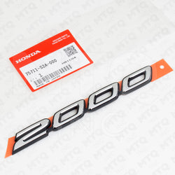 Genuine Honda S2000 Emblem 75711-S2A-000 (1 Piece 2000 only)