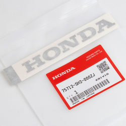 Genuine HONDA CRX 1988-91 REAR DECAL STICKER SILVER 75712-SH2-000ZJ