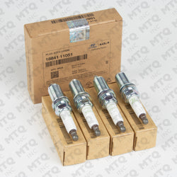 Genuine OEM Spark Plug 18841-11051, LFR5A-11 (Pack of 4) Fits Select Hyundai Kia