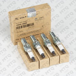 Genuine OEM Spark Plug 18858-10090 (Pack of 4) Fits 2010 Kia Soul Base 1.6L (Interchangeable with 18854-09080, 18854-10080)