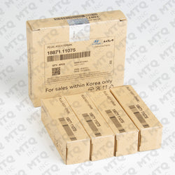 Genuine OEM Iridium Spark Plug 18871‑11075 (Pack of4) Fits Select Hyundai Elantra Kona K4 2.0L / Kia Niro 1.6L
