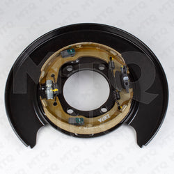 Genuine  58250-2P100, 58270-2P100 Rear LH+RH Parking Brake Plate 2p Set / 582502P100, 582702P100 Compatible with Select Hyundai KIA Models