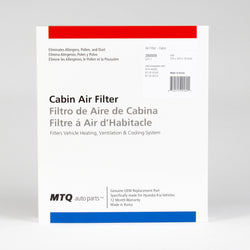 MTQ Auto Parts® Cabin Air Filter 2SF79-AQ000 / 97133-2E210 Compatible with 2005-17 Hyundai Kia Models, Made in Korea