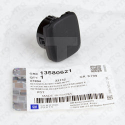 Genuine GM 12V Power Outlet Cap 13580621 Jet Black