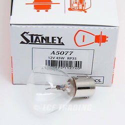 STANLEY A5575 12V 35W RP35 Clear Auto Bulb Plain Box = 1 BULB