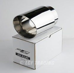 Acuflow RA501 Universal Muffler Tip Mirror Polished Stainless Steel 5' OD 4' ID