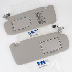 Genuine OEM Hyundai Sun Visor L&R Side SET Gray 85201-3K512X6, 85202-3K512X6