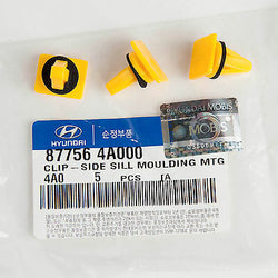 (3PC) Genuine OEM Hyundai Kia Clip- Side Sill Moulding MTG 87756-4A000