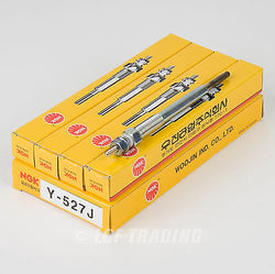 NGK Glow Plugs Y-527J Box of 4 Made in Korea, Ships from USA