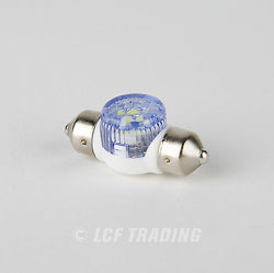 Raybrig of Japan SL72 8X29mm 10X31mm 12V 0.5W 7500K White LED Dome Light Bulb