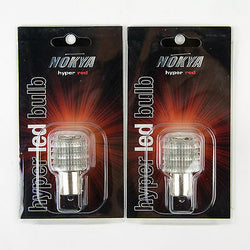 Nokya 1156 LED Bulb Hyper Red 3 Watt 1 Chip LED NOK6722 QTY=2