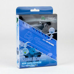 Tree Frog Fresh Box 2 in 1 Air Freshener 200g Jumbo Size New Car/Squash FBDNS02