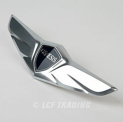 2015 Hyundai Genesis Sedan OEM Hood Wing Emblem /////with TABS REMOVED//////