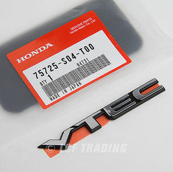 Genuine OEM Honda Civic Accord Prelude Integra VTEC Emblem 75725-S04-T00