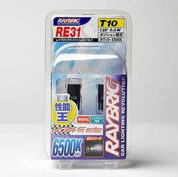Raybrig of Japan RE31 T10 194 168 12V 0.6W 6500K GT Series LED Bulbs