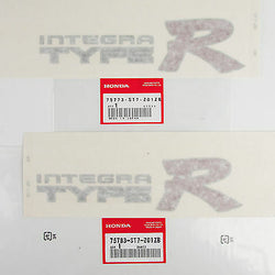 Genuine JDM Honda Acura Integra Type R DC2 Side Decal RIGHT & LEFT ST7-Z01ZB 2PC