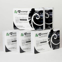 Tree Frog Natural Air Freshener 200g Jumbo Size New Car Black TRNC54 QTY=5