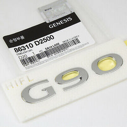 Genuine OEM Genesis G90 trunk 'G90' word Emblem 86310-D2500