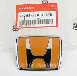 NEW Authentic JDM Honda NSX R77 91-01 Front Emblem 75700-SL0-000YB Orange Pearl