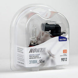 Nokya Crystal Clear 9012 Headlight Bulbs- 3100K 55W (Stage 1) - NOK7832