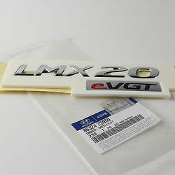 GENUINE HYUNDAI EMBLEM 2010-2014 TUCSON IX35 'LMX20 eVGT' EMBLEM BADGE
