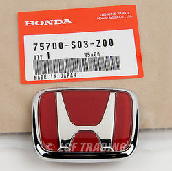 Authentic OEM JDM Honda Civic EK9 Type-R Emblem Front 75700-S03-Z00