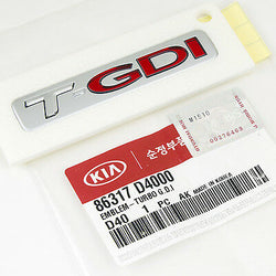 Genuine OEM Hyundai Kia Optima Turbo T-GDI Emblem 86317-D4000 for 2015 2016 2017
