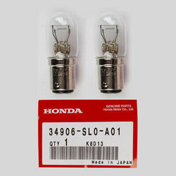 Genuine OEM Honda Bulb (12V43/3CP) Made by Stanley 34906-SL0-A01 (2 Bulbs)