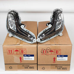 Genuine Hyundai Fog Lamp Assy SET (L&R) Side for 2012-2016 Accent 92201-1R000+