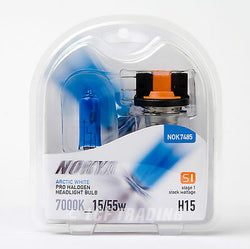 H15 Headlight Bulbs Nokya Arctic White 7000K 12V 15/55W NOK7485