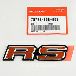 Authentic OEM JDM Honda 2014 Fit RS Emblem Red 75731-T5B-003