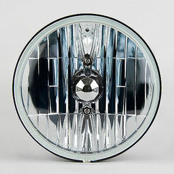 5 3/4' Round Sealed Beam Headlamp Conversion with 2 DOT Super White Bulbs H5006
