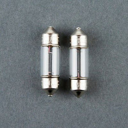 Stanley A3021 12V 3W T8 X 28 Clear Auto Bulb, Made in Japan Quantity=2 Bulbs