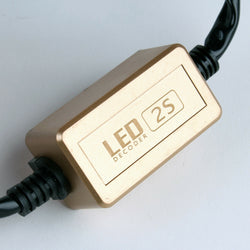 H4 9003 LED Headlight Error Message Bulb Out Warning Decoder Resistor - 2PC