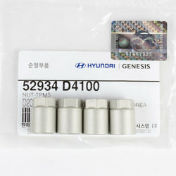 OEM Genuine OEM Hyundai Kia TPMS Tire Pressure Monitor Valve Stem NUT ONLY 52934-D4100 - 4PC