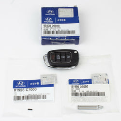 Genuine Hyundai Tucson 2016-18 Flip Key FOB Keyless Entry Remote 95430-D3010++