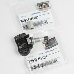 Genuine OEM Hyundai Kia TPMS Tire Pressure Sensor Valve & NUT 52933-B1100 (4 PC)