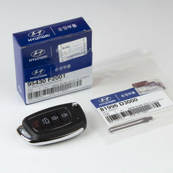 Genuine Hyundai Elantra 2017-18 Flip Key FOB Keyless Entry Remote 95430-F2001+
