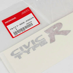 Genuine OEM Honda Civic Type-R EK9 Rear Side Decal Dark Outline 75717-S03-Z00ZA