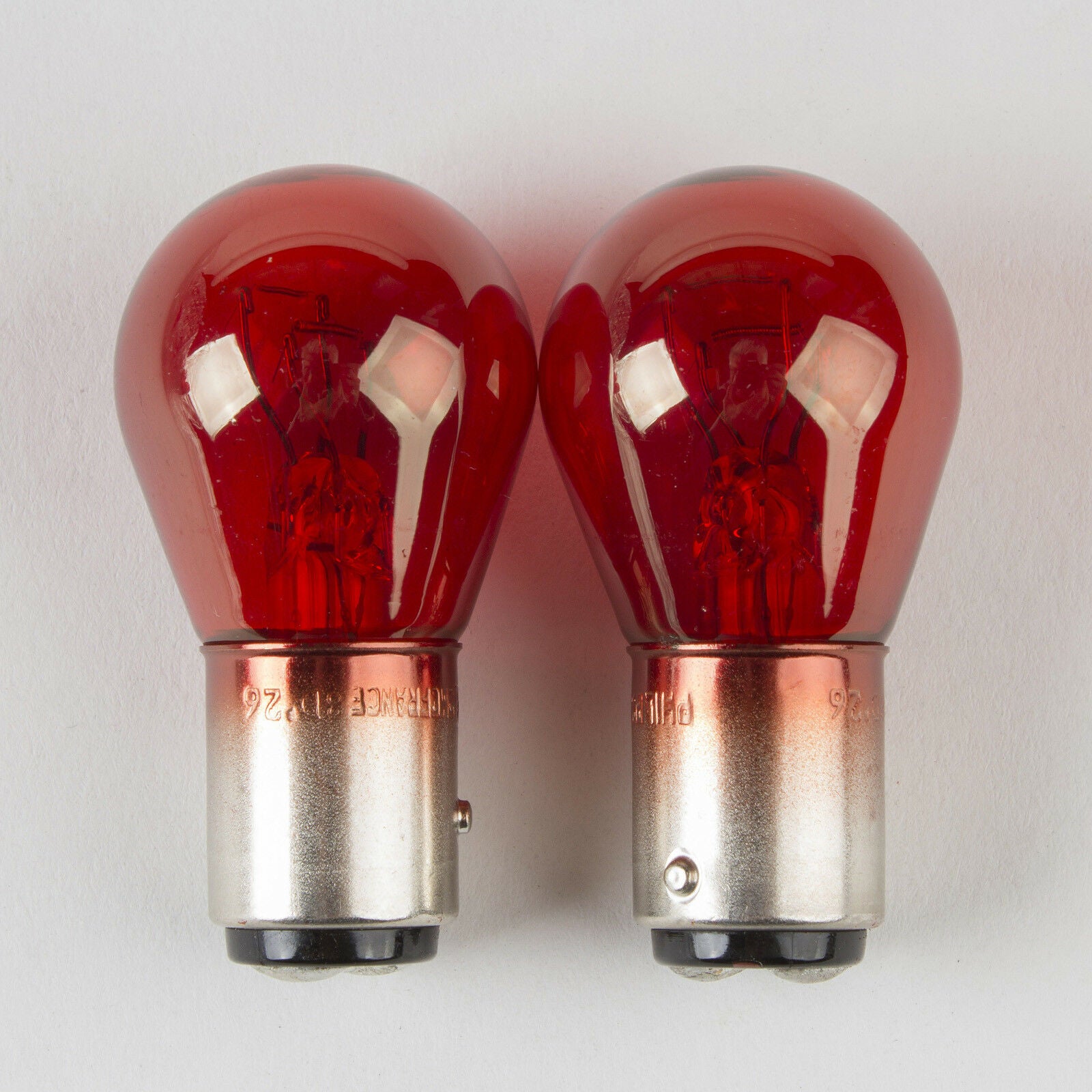 Bombilla Fox Elysee Repuesto Bombilla PHILIPS 12495 PR21/5W 12V Luz Roja Para Coche - Modelo BAW15D, 2000K, Compatible Con Fox, Elysee Bombilla 2000K BAW15D - Foto 3