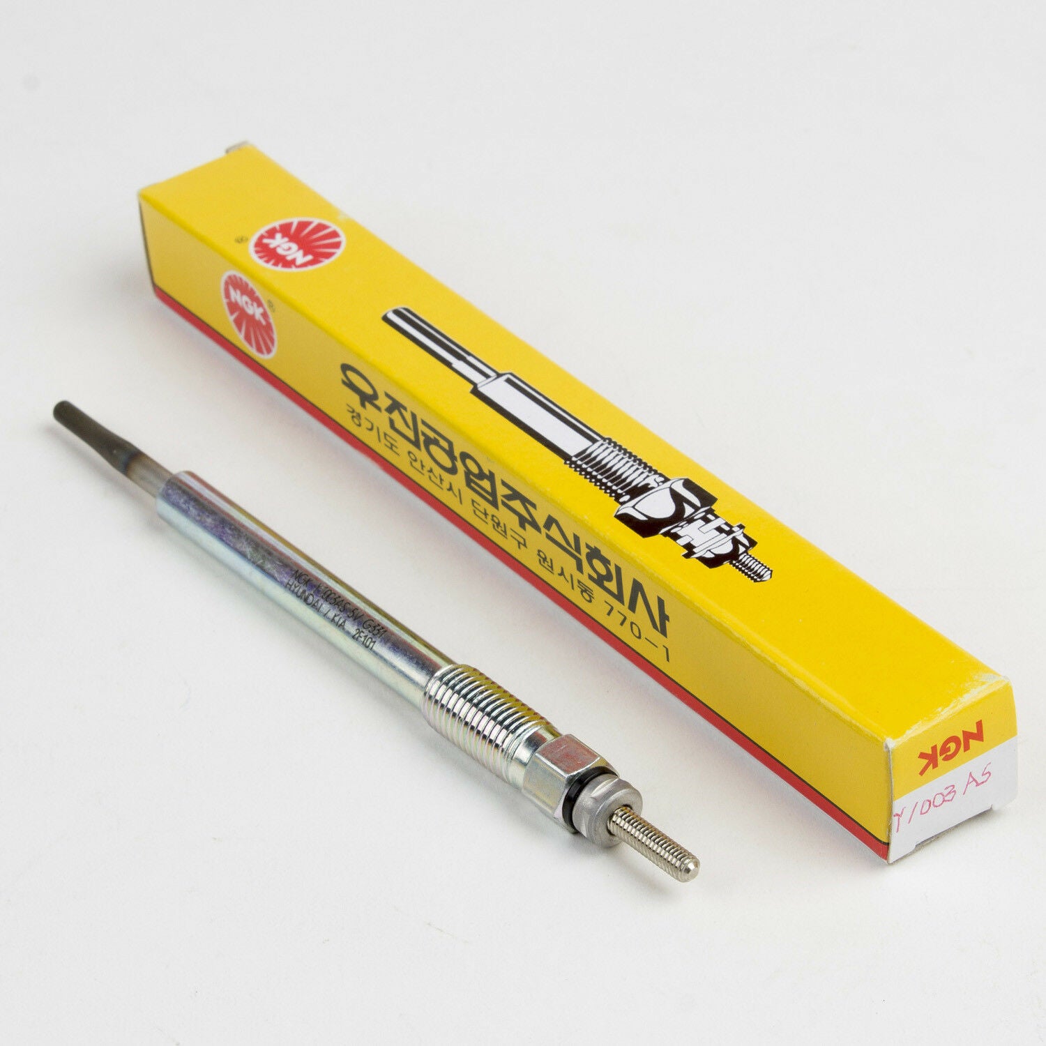 NGK Y1003AS Glow Plug Set for Kia Sorento R, Hyundai IX35, Santa fe (Q